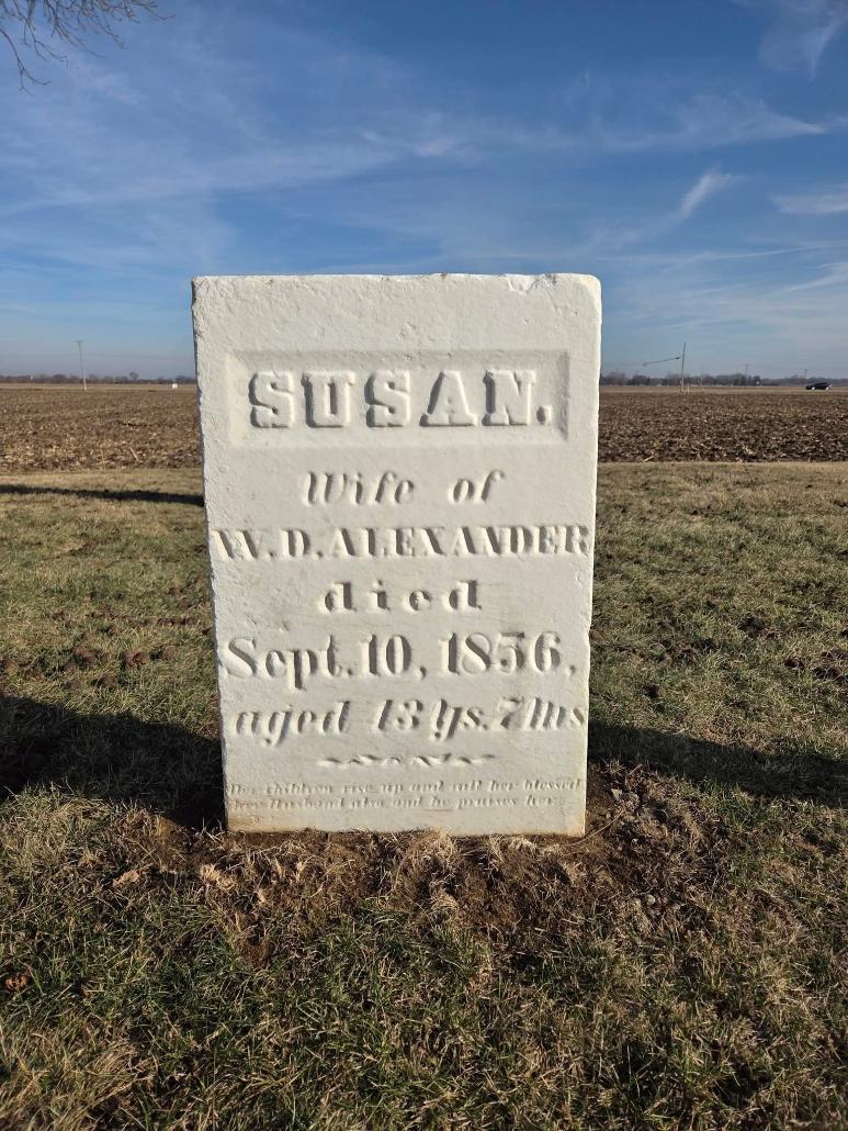 Memorial after cleaning